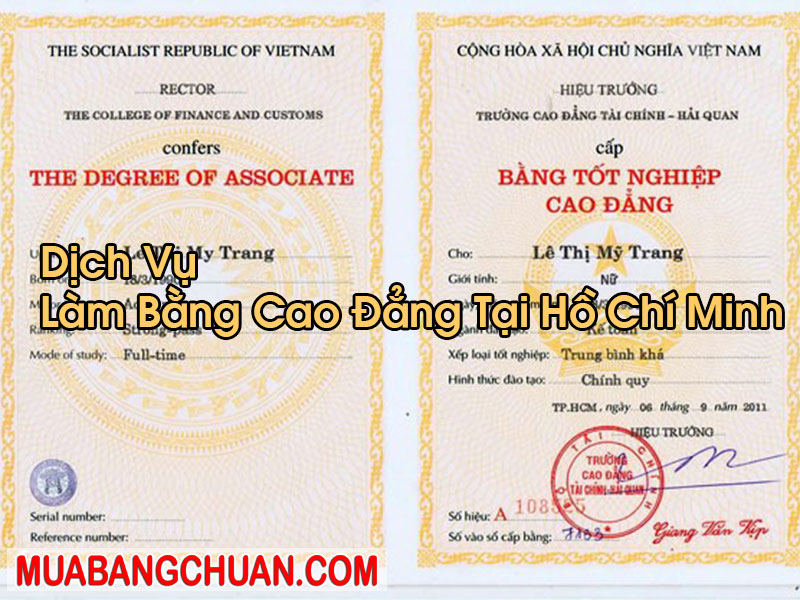 Làm Bằng Cao Đẳng Tại Hồ Chí Minh