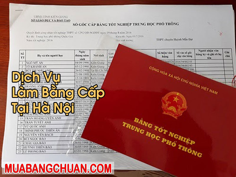 Làm Bằng Cấp Tại Hà Nội