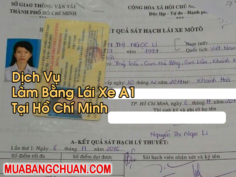 Làm Bằng Lái Xe A1 Tại Hồ Chí Minh