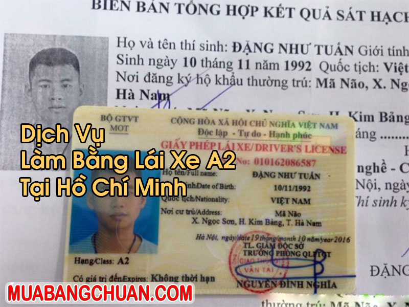 Làm Bằng Lái Xe A2 Tại Hồ Chí Minh