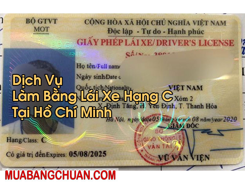 Làm Bằng Lái Xe Hạng C Tại Hồ Chí Minh