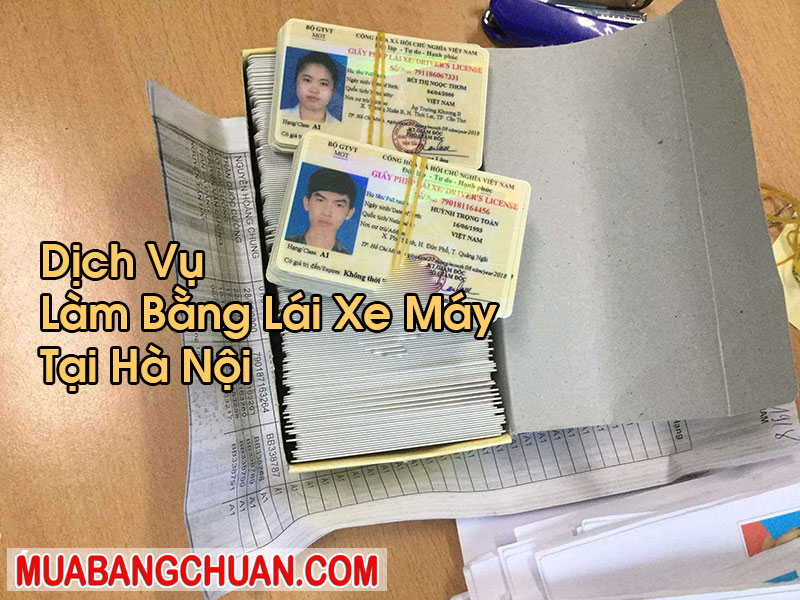 Làm Bằng Lái Xe Máy Tại Hà Nội