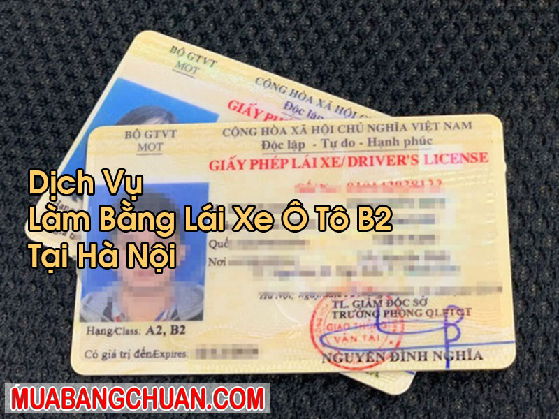 Làm Bằng Lái Xe Ô Tô B2 Tại Hà Nội