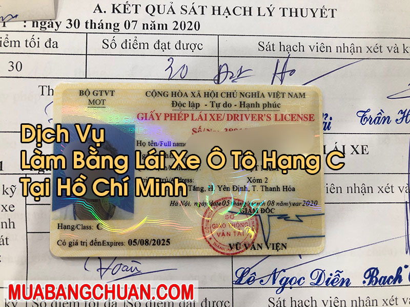 Làm Bằng Lái Xe Ô Tô Hạng C Tại Hồ Chí Minh