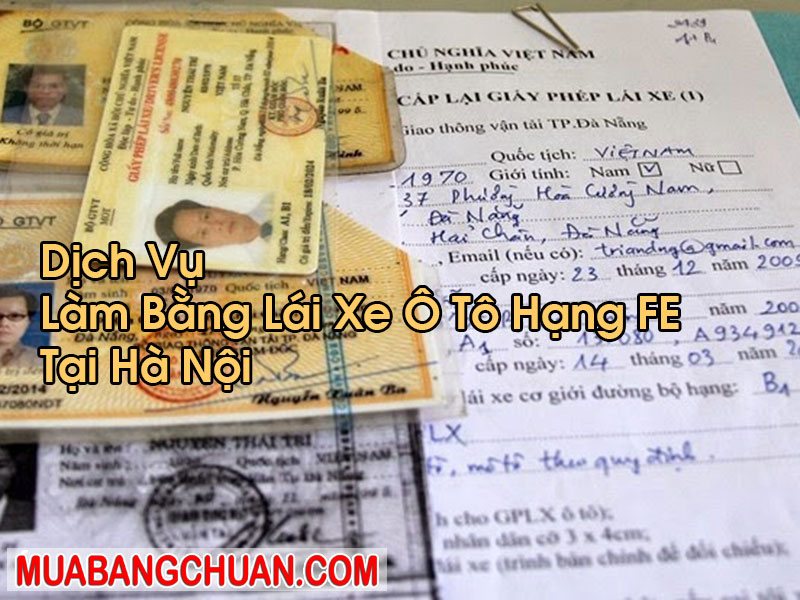 Làm Bằng Lái Xe Ô Tô Hạng FE Tại Hà Nội