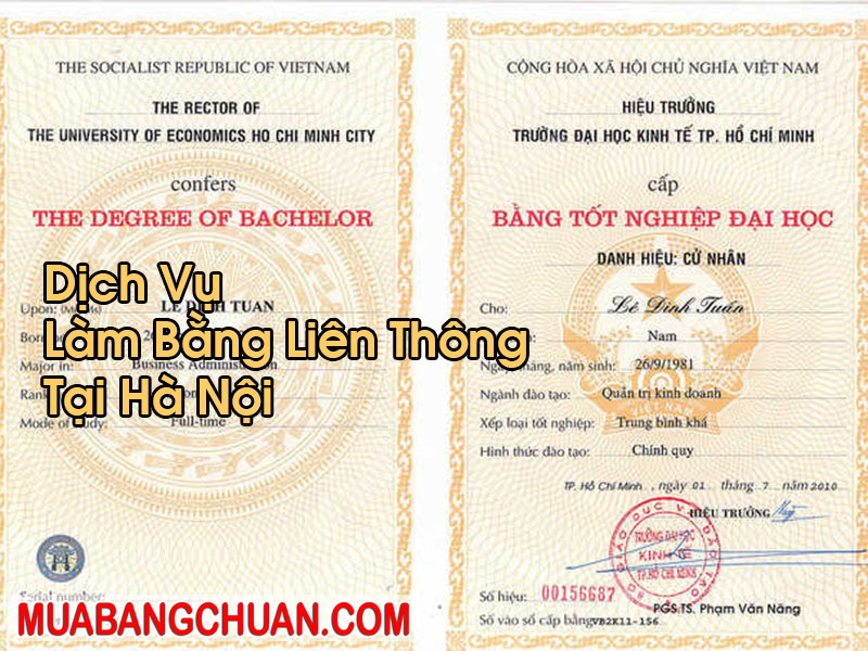 Làm Bằng Liên Thông Tại Hà Nội