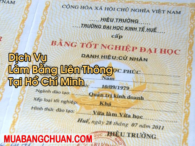 Làm Bằng Liên Thông Tại Hồ Chí Minh