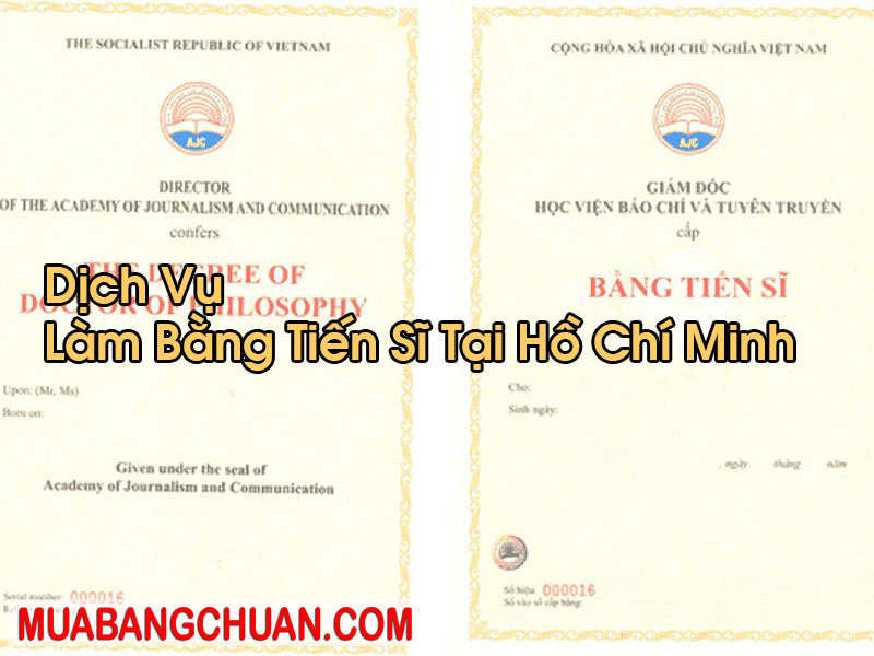 Làm Bằng Tiến Sĩ Tại Hồ Chí Minh