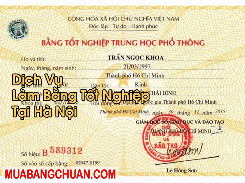 Làm Bằng Tốt Nghiệp Tại Hà Nội