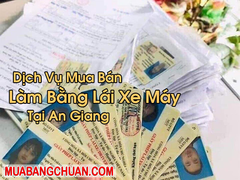 Làm Bằng Lái Xe Máy Tại An Giang