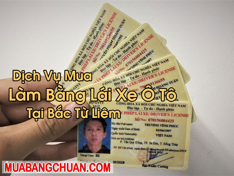 Làm Bằng Lái Xe Ô Tô Tại Bắc Từ Liêm