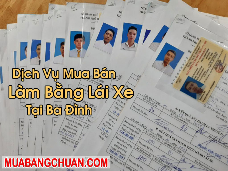 Làm Bằng Lái Xe Tại Ba Đình